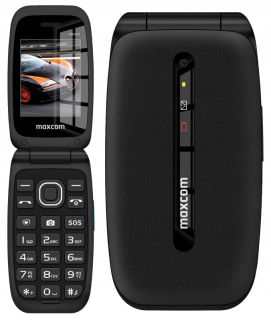 Telefon pro seniory MaxCom MM828 4G černý