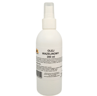 Čistý vazelínový olej (lehká kapalná parafín) 200 ml s rozprašovačem