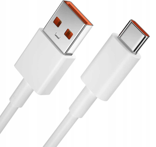 Originál USB kabel Xiaomi 3A USB-C 1m bílý bilk