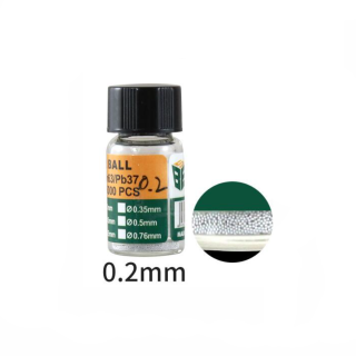 RELIFE RL-403B – cínové kuličky pro BGA pájení, 0,2 mm