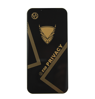 ESD Privacy Glass - Privacy Glass 28° 9H antistatické ochranné tvrzené sklo iPhone 15 Plus - iPhone 16 Plus