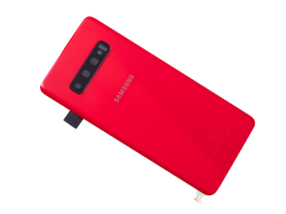 Originál kryt baterie Samsung Galaxy S10 SM-G973 červený + lepení