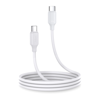 Joyroom kabel USB-C – USB-C 480 Mb/s 60 W 1 m bílý S-CC060A9