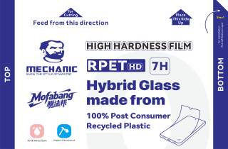 MECHANIC Hybridní sklo RPET 7H HD Clear