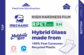 MECHANIC Hybridní sklo RPET 5H HD s ochranou soukromí