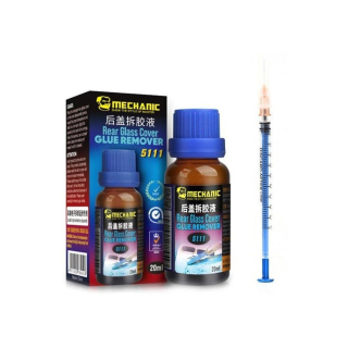 Mechanic 5111 – servisní kapalina pro odstranění lepidla zadního skla 20 ml back glass