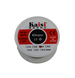 Kaisi cín - pájecí cín 0,6mm 40g