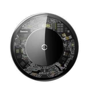 Baseus Indukční nabíječka BS-W530 15W + USB akbel C - USB kabel C 24w 1m černý