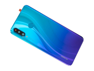 Originál kryt baterie Huawei P30 Lite modrý demontovaný díl Grade A