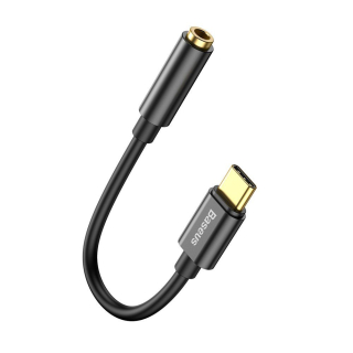 Baseus L54 Audio Adaptér USB-C + mini jack 3,5 mm šedý