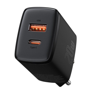 Kompaktní rychlonabíječka Baseus USB/USB Typ-C 20 W - 3 A - rychlé nabíjení 3.0 CCXJ-B01