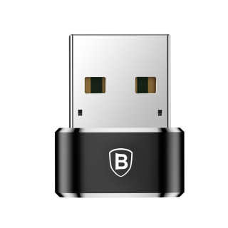 Baseus adaptér z konektoru USB Typ-C na USB černý CAAOTG-01