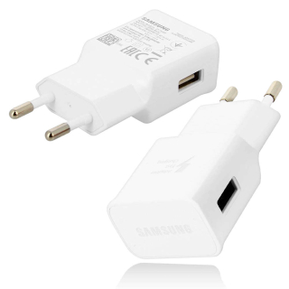 Originál síťová nabíječka Samsung EP-TA200EWE Fast Charge bílá Bulk