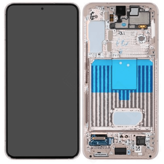 Originál LCD + Dotyková vrstva Samsung Galaxy S22 SM-S901 růžová