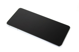 Originál LCD + Dotyková vrstva Samsung Galaxy S21 Plus 5G SM-G996 modrá phantom silver - bez kamery