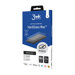 3MK Ochranné tvrzené sklo HardGlass Max Privacy - iPhone 13 / 13 Pro / 14