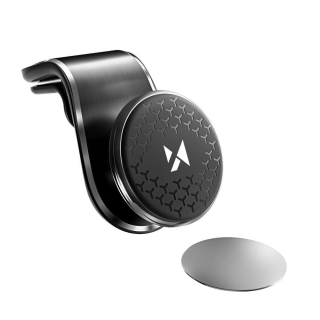 Wozinsky magnetický držák do ventilační mřížky 360° černý WMH-03