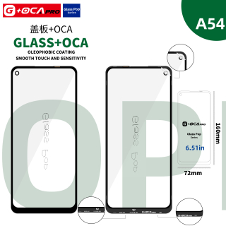 Sklíčko G + OCA Pro s oleofobním povrchem Oppo A54