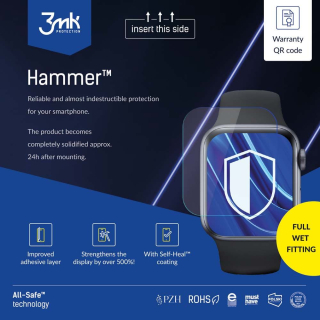 3MK Ochranná fólie All-Safe - AIO Hammer Watch Full Wet Fittting 5ks