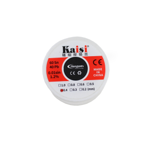 Kaisi cín - pájecí cín 0,4 mm 40g