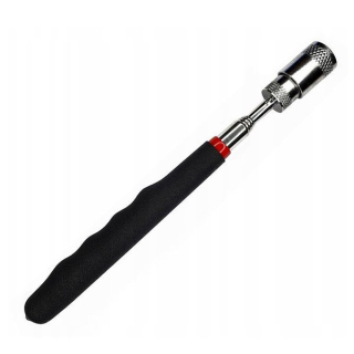 Magnetický teleskopický držák - chapač s LED - 80 cm - skládací