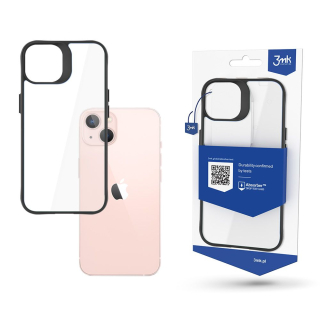 3MK Obal iPhone 15 Satin Armor Case+ s černým rámečkem
