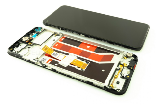Originál LCD + Dotyková vrstva Oppo A33 2020 CPH2137 - A32 PDVM00 - A53 2020 CPH2127 černá- repasovaný díl vyměněné sklíčko