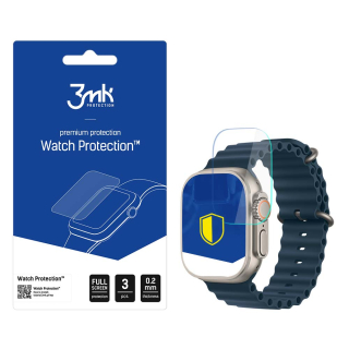 3mk Watch Protection FlexibleGlass pro Apple Watch Ultra / Ultra 2 49mm – balíček tří kusů hybridního skla