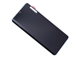 Originál LCD + Dotyková vrstva s baterii Huawei P30 Pro Aurora Blue modrá