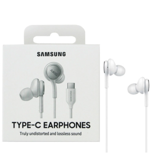 Originální sluchátka Samsung AKG EO-IC100BWEGEU Typ-C bílá blistr