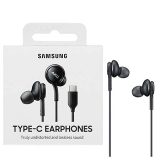 Originální sluchátka Samsung AKG EO-IC100BBEGEU Typ-C černá blistr