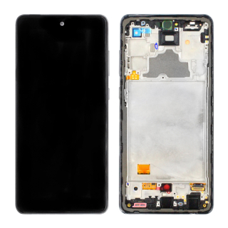 Originál LCD + Dotyková vrstva Samsung Galaxy A72 SM-A725F černá repasovaný díl - vyměněné sklo