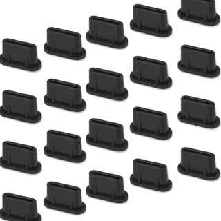 Silikonová záslepka konektoru nabíjení portu USB-C 10 kusů