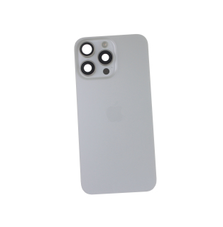 Originál kryt baterie iPhone 15 Pro MAX bílý - demontovaný díl Grade A