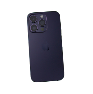 Originál korpus a kryt baterie iPhone 14 Pro fialový - demontovaný díl Grade A