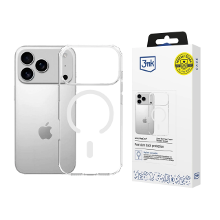 Obal iPhone 17 Pro MagSafe 3mk Armor transparentní