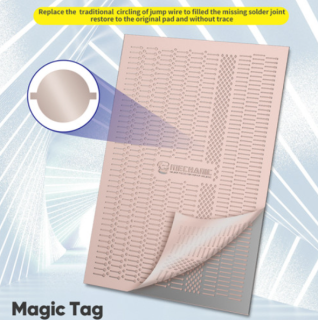 MECHANIC magic Tag 2. generace sada měděných pinů pro opravu padů na PCB