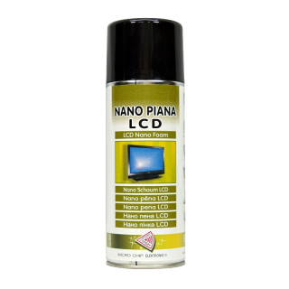 Čistič LCD obrazovky Nano Foam 400ml Antistatická pěna s nanočásticemi stříbra určená pro čištění LED