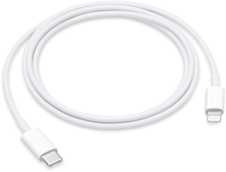 Originální kabel USB-C / Lightning Apple MM0A3ZM/A 1 m bílý demontovaný bulk